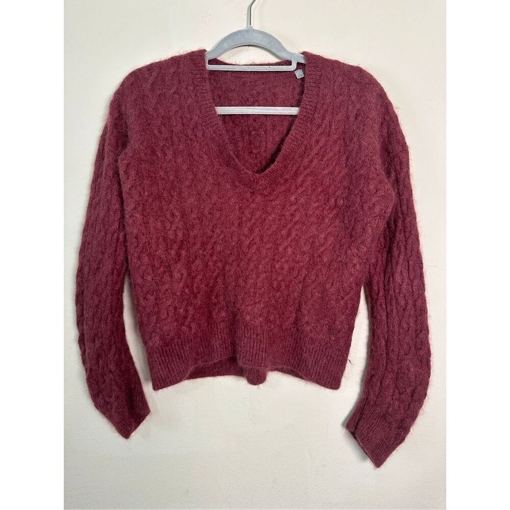 Vince Cableknit Alpaca Wool Sweater sz M